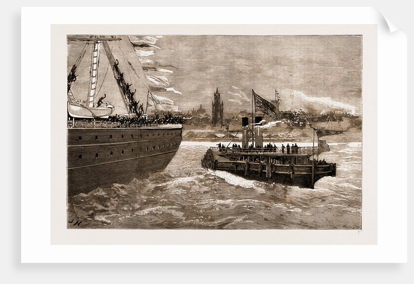Arrival Of The Princess Louise And Marquis Of Lorne At Liverpool From Canada by Anonymous