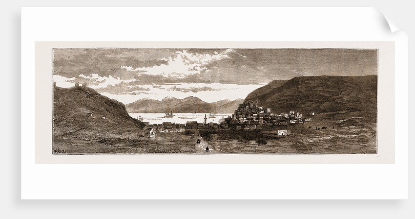 View Of The Village Of Tchesme, Anatolia, Asia Minor, Partially Destroyed During The Recent Earthquake, 1883 by Anonymous
