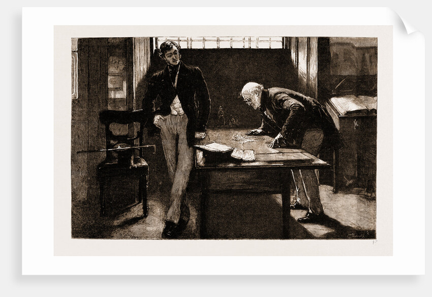 Thirlby Hall; Old Mr. Jacobson Examined With Interest The Glittering Contents Of My Leather Boxes by William Small