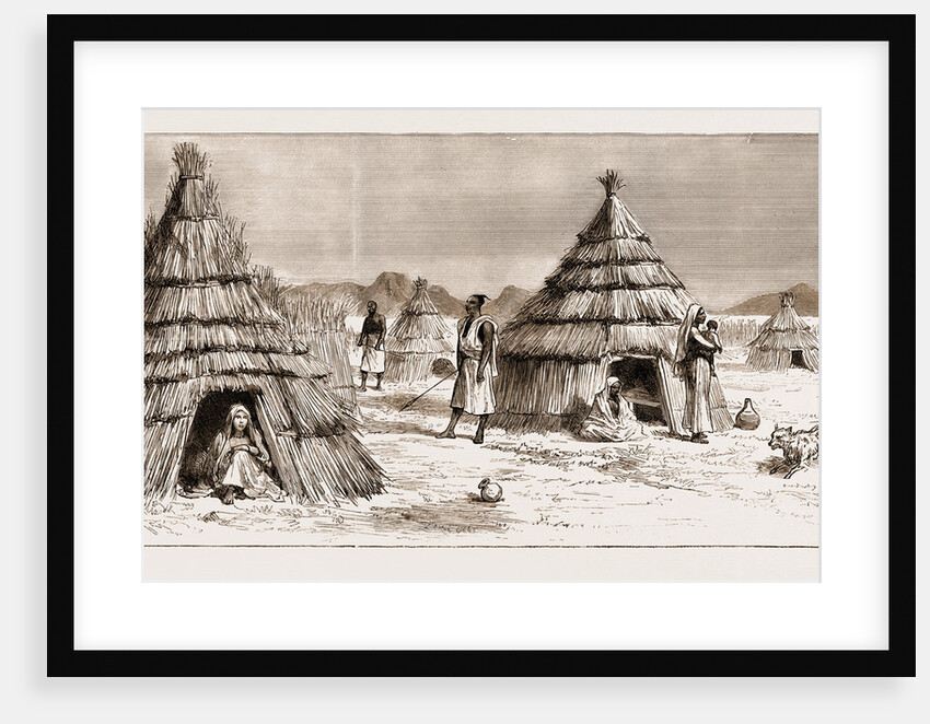 An Aristocratic Corner In A Kurdufan Village, Sudan, 1883 by Anonymous
