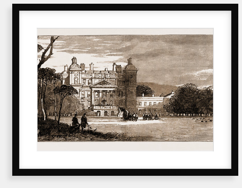 Duff House, Banff, Scotland, The Seat Of The Earl Of Fife, Lately Visited By The Prince Of Wales, UK, 1883 by Anonymous