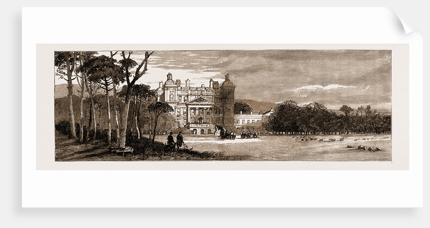 Duff House, Banff, Scotland, The Seat Of The Earl Of Fife, Lately Visited By The Prince Of Wales, UK, 1883 by Anonymous