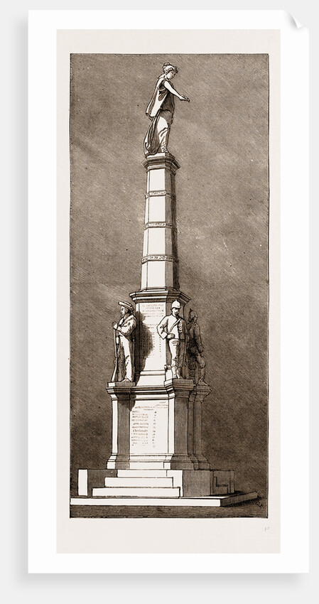 The Zulu War Memorial At Pietermaritzburg, South Africa, 1883 by Anonymous