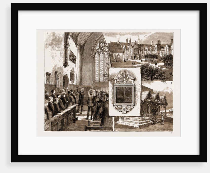 The Memorial To The Late Captain Gill At Brighton College, UK, 1883 by Anonymous