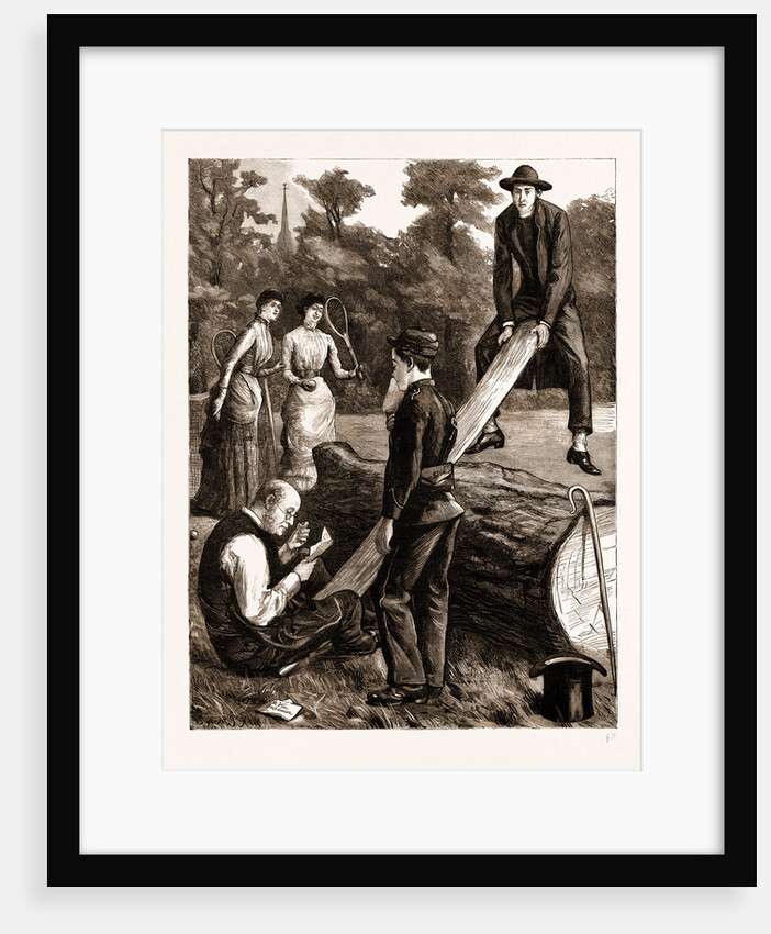 Bearer Waits, 1883 by Anonymous