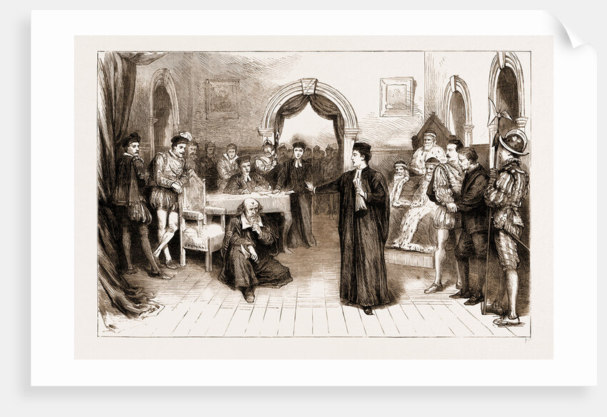 The Trial Scene From The Merchant Of Venice As Performed At Oxford By Members Of The Philothespian Club, UK, 1883 by Anonymous