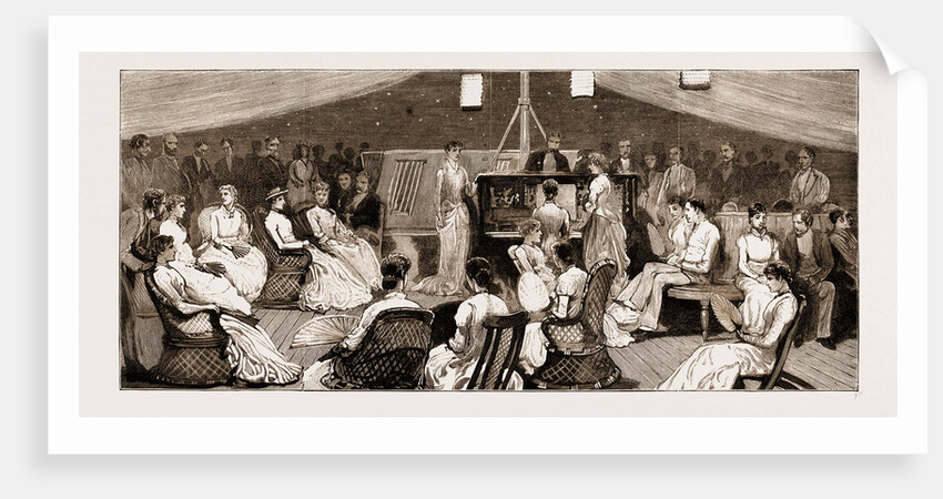 The Voyage Of The Duke And Duchess Of Connaught To India On Board The P&O Mail Steamer Cathay, 1883 by Anonymous