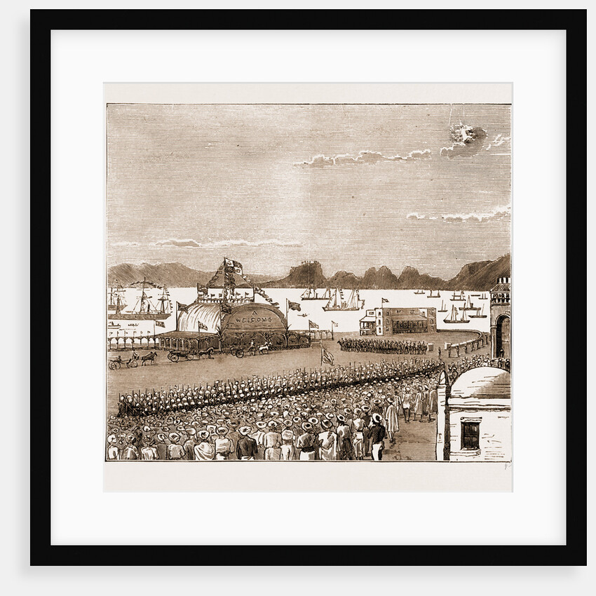 The Voyage Of The Duke And Duchess Of Connaught To India On Board The P&O Mail Steamer Cathay, 1883 by Anonymous