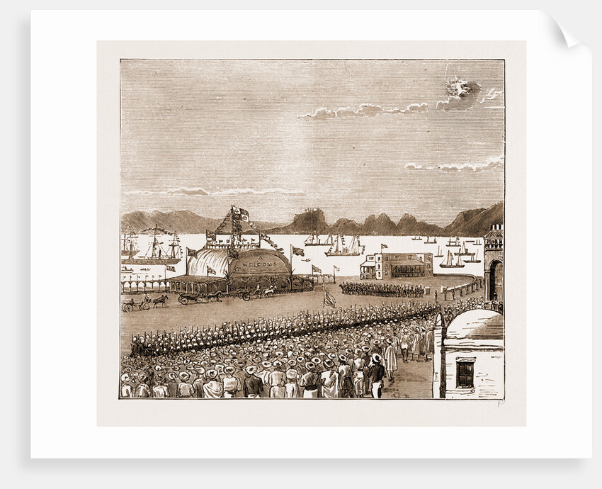 The Voyage Of The Duke And Duchess Of Connaught To India On Board The P&O Mail Steamer Cathay, 1883 by Anonymous