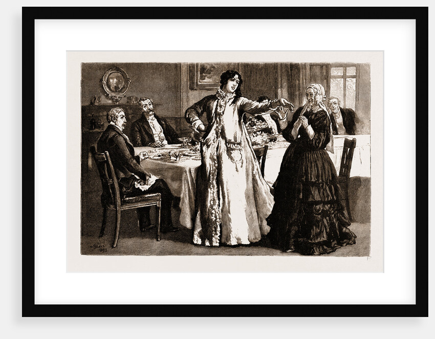 Thirlby Hall; I've Had Enough Of You And Your Wheedling Ways. You'd Better Keep Out Of Reach Of My Arm by William Small