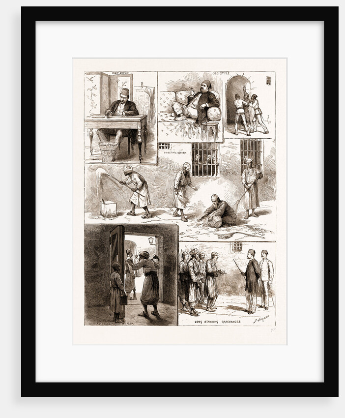 Scenes From The Egyptian Prisons, Cairo, 1883 by Anonymous