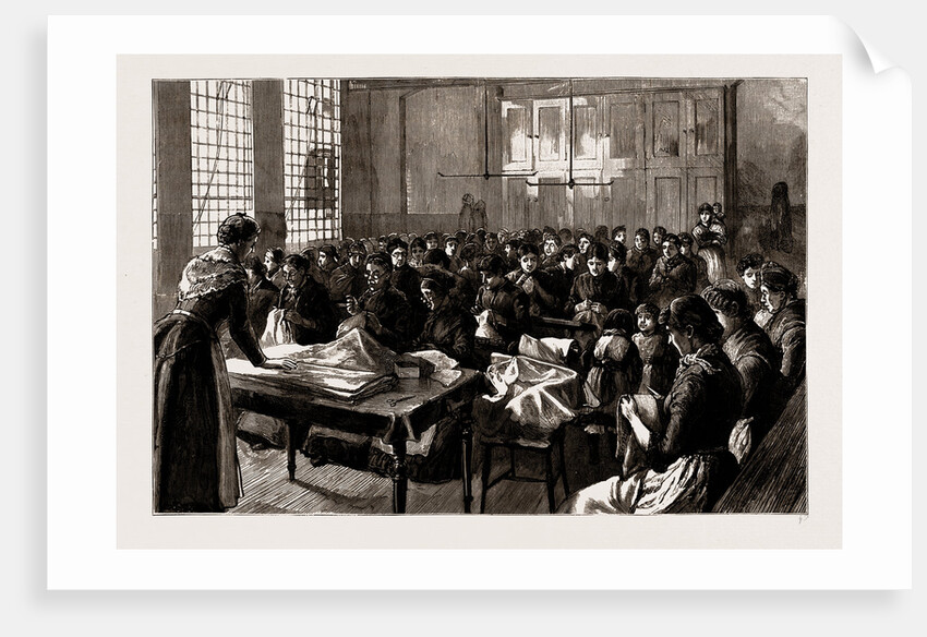 The Labour Test: Needlework, 1886 by Anonymous