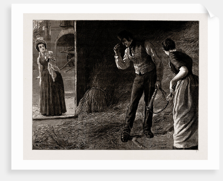 The Mayor Of Casterbridge: Henchard, with withering humility of demeanour, touched the brim of his hat to her by Robert Barnes