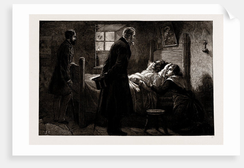 A Reminiscence Of The Late Mr. Forster's Irish Chief Secretaryship: Visiting A Victim Of Captain Moonlight At Tulla, County Clare, 1882 by Anonymous