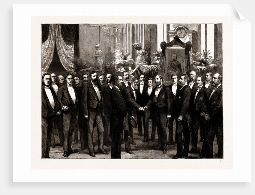 The Opening Festival Of The Gordon Boys' Home: The Prince Of Wales Receiving The Guests, UK, 1886 by Anonymous