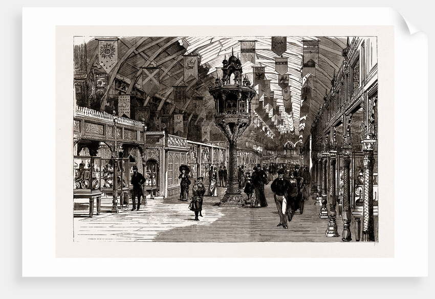 The Indian Section Of The Colonial And Indian Exhibition: The Middle Court With Pigeon House, 1886 by Anonymous