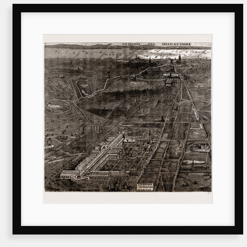 The Opening Of The International Exhibition Of Navigation And Manufactures By The Queen At Liverpool, UK, 1886 by Anonymous