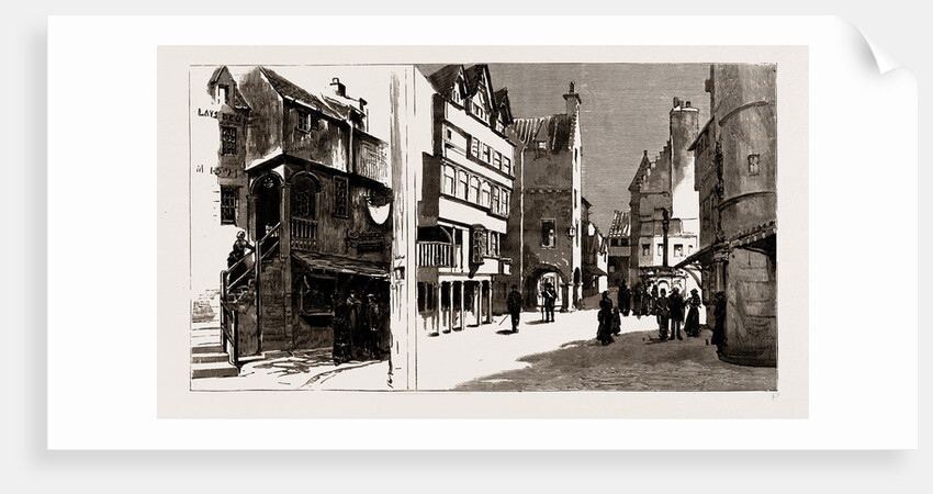 The Opening Of The International Exhibition At Edinburgh By Prince Albert Victor: House In Which Money Was Coined Until The Union, 1707 by Anonymous