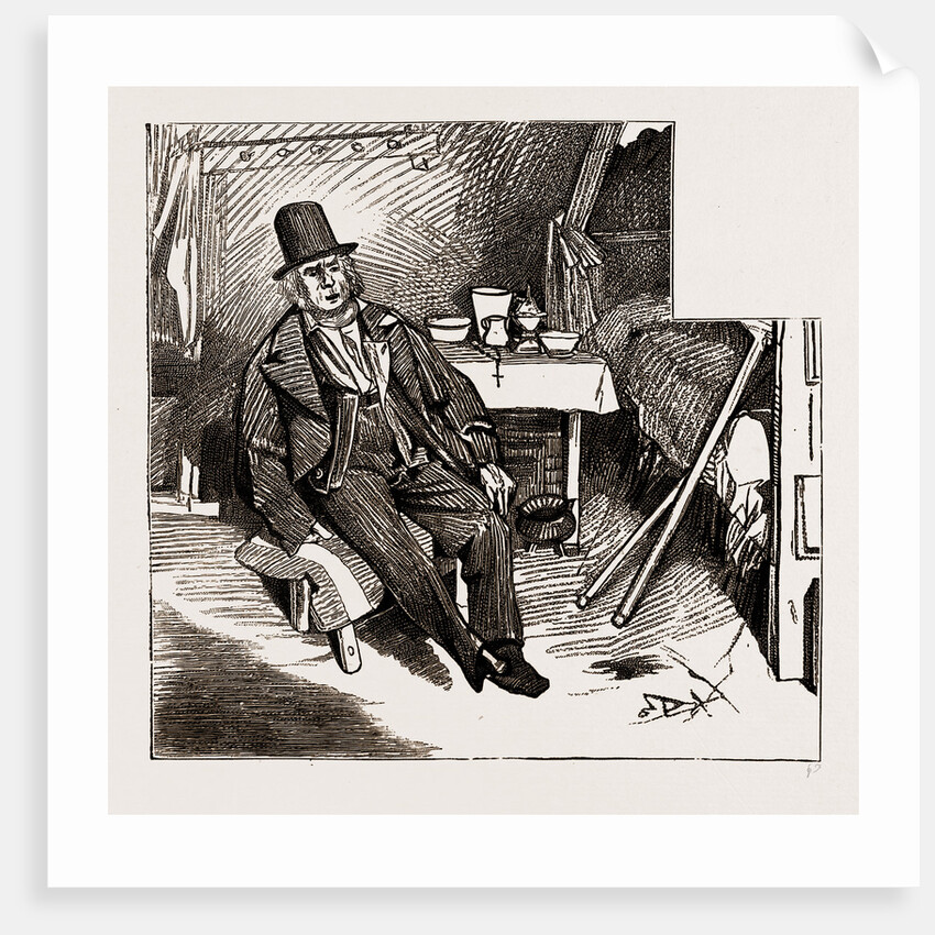 Boycotting In Ireland: Mike Flynn, Aged 70, Who Was Shot In The Leg With Marbles On Suspicion Of Having Paid His Rent, 1886 by Anonymous