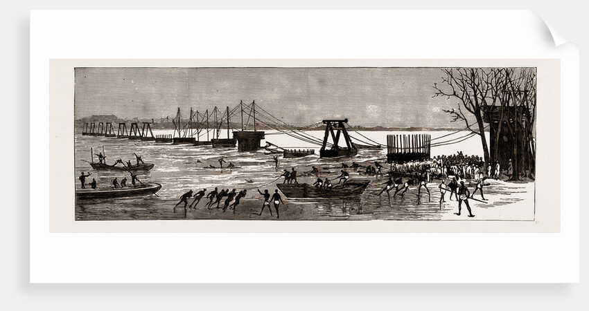 Our Indian Frontier Railways: New Bridge Over The Jhelum At Chah Nizam, Punjaub, 1886 by Anonymous