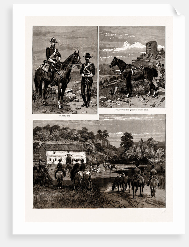 The Calpe Hunt, Gibraltar, 1886 by Anonymous