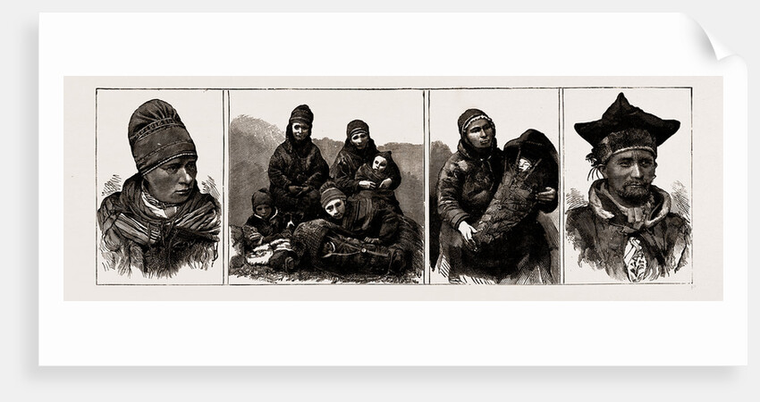 Lapps At Tromsodalen, Norway, 1886 by Anonymous