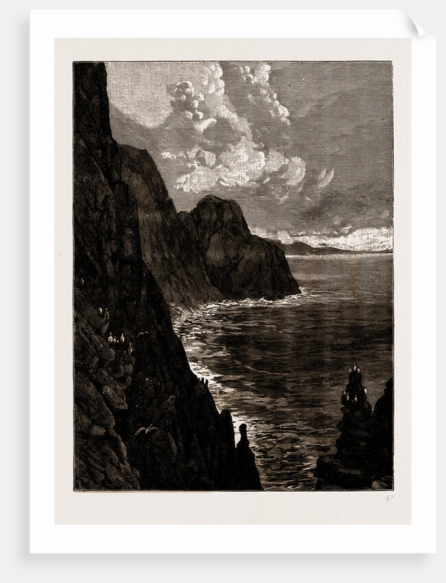 View From The Summit Of The North Cape, Looking South, Norway, 1886 by Anonymous