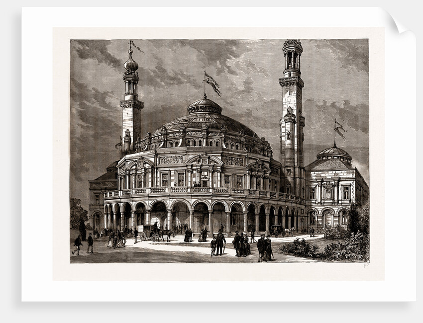 The People's Palace For East London, The Foundation Stone Of Which Is To Be Laid By The Prince And Princess Of Wales, UK, 1886 by Anonymous