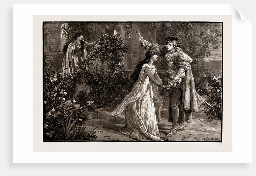 Scene From Mr. Mackenzie's New Opera, The Troubadour, Act III by Anonymous