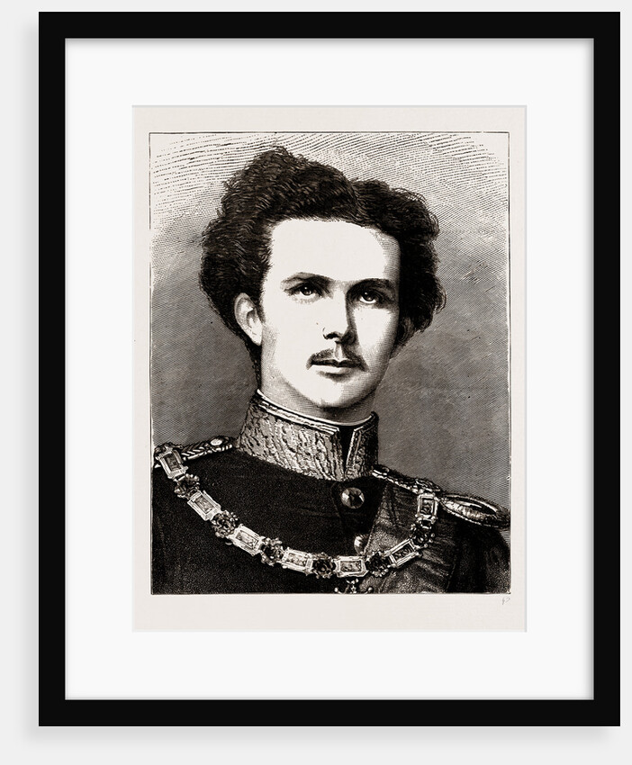 King Ludwig The Second Of Bavaria by Anonymous