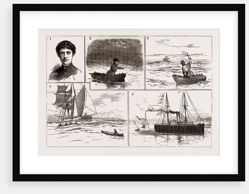 Miss Journeaux's Perilous Adventure At Sea, 1886 by Anonymous