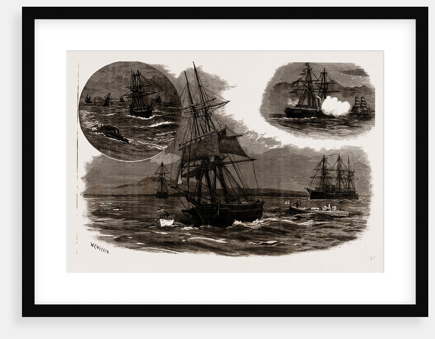 The Blockade Of The Greek Ports: In The Gulf Of Athens, Greece, 1886 by Anonymous