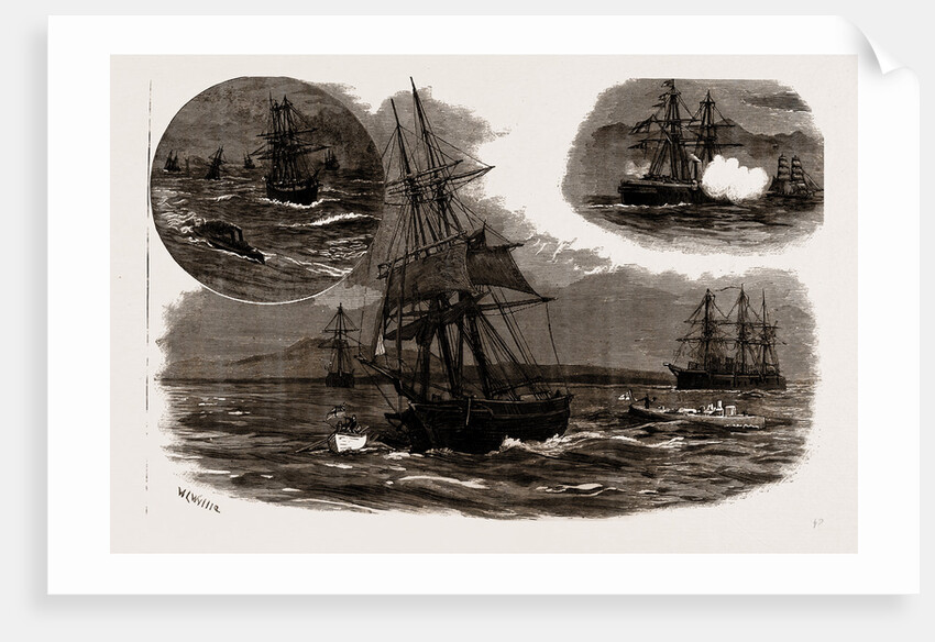 The Blockade Of The Greek Ports: In The Gulf Of Athens, Greece, 1886 by Anonymous