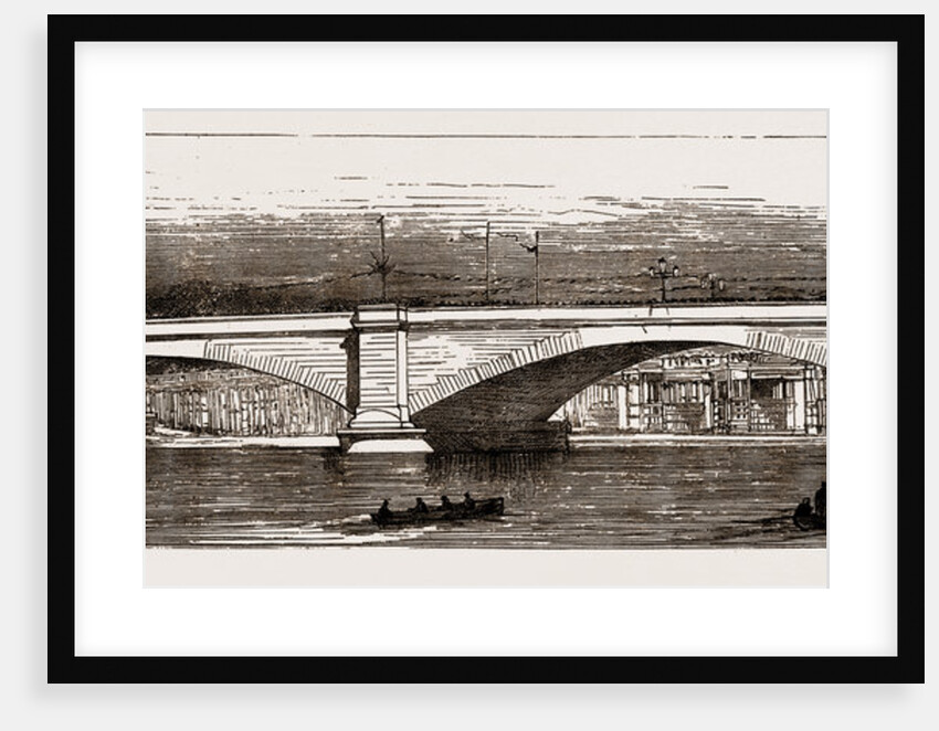 Opening Of The New Bridge Over The Thames At Putney By The Prince And Princess Of Wales, London, UK, 1886 by Anonymous