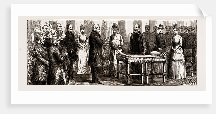 Opening Of The New Bridge Over The Thames At Putney By The Prince And Princess Of Wales, London, UK, 1886 by Anonymous