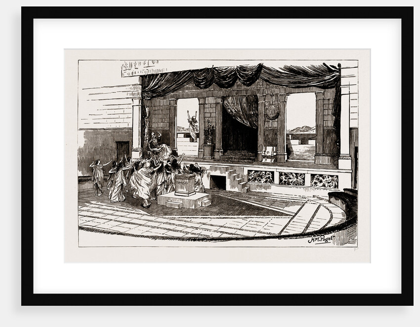 Helena In Troas, At Hengler's Circus: The Death Of Oenone, 1886 by Anonymous