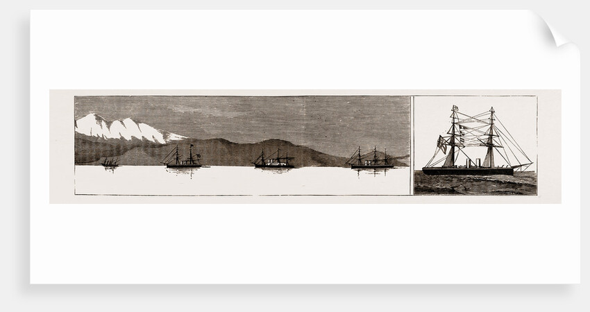 The Strained Relations Between Turkey And Greece, The Combined Fleets Of The Great Powers In Suda Bay, Crete, 1886 by Anonymous
