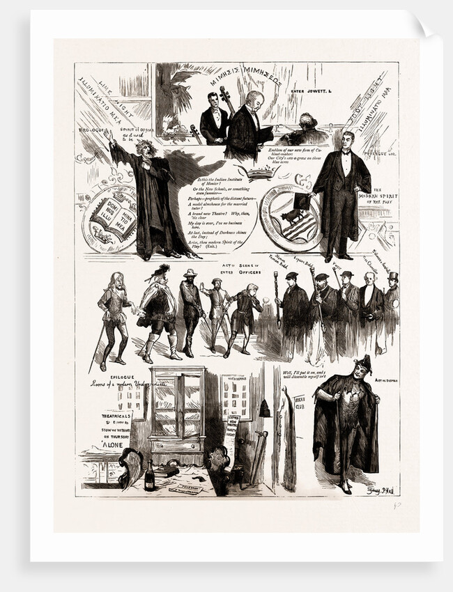 Opening Of The New Theatre At Oxford, UK, 1886 by Anonymous