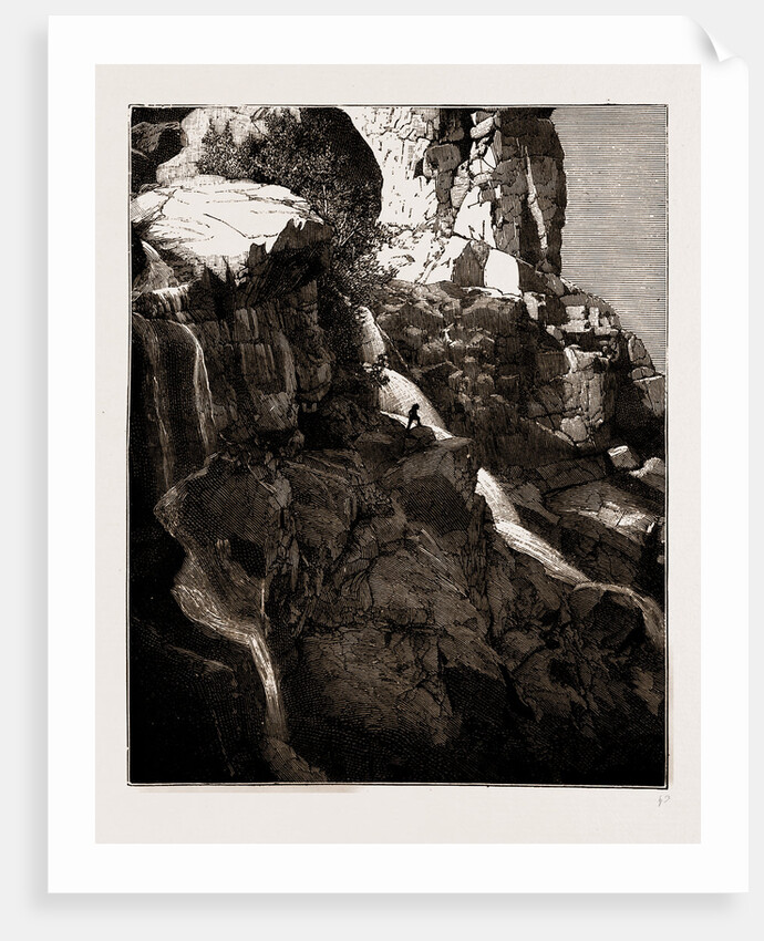 Schermbrucker Falls, South Africa, 1886 by Anonymous