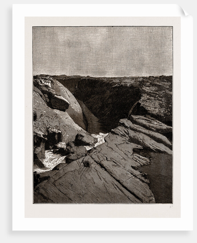 Lulu Falls And Chasm, South Africa, 1886 by Anonymous