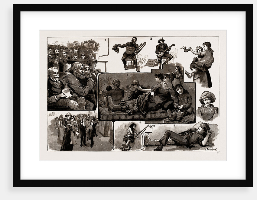 An Entertainment In A London Hospital, UK, 1886 by Anonymous
