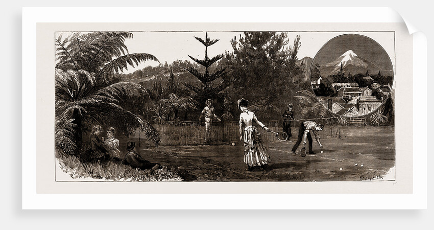 Winter At Taranaki, New Zealand, 1886 by Anonymous