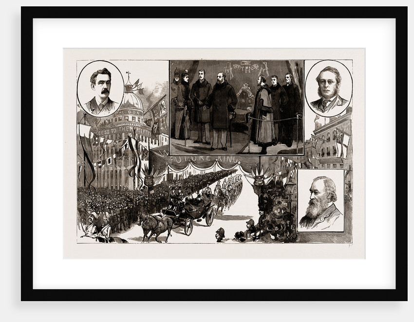 The Prince Of Wales At Liverpool And Birkenhead, UK, 1886 by Anonymous