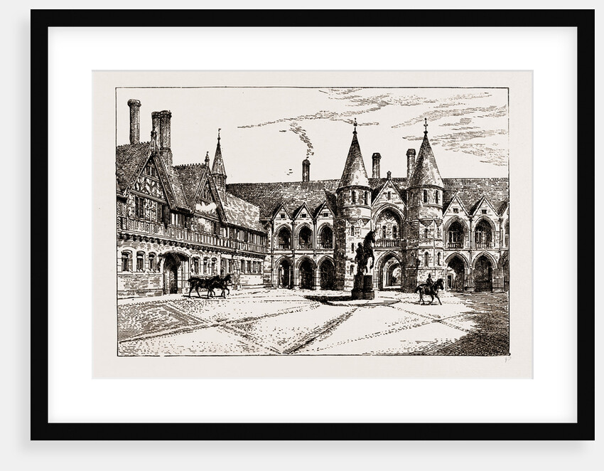 Stable Courtyard, UK, 1886 by Anonymous