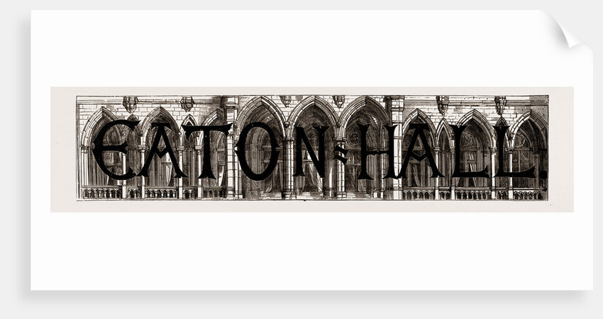 The Cloister In Front Of Ante-drawing And Dining-rooms by Anonymous