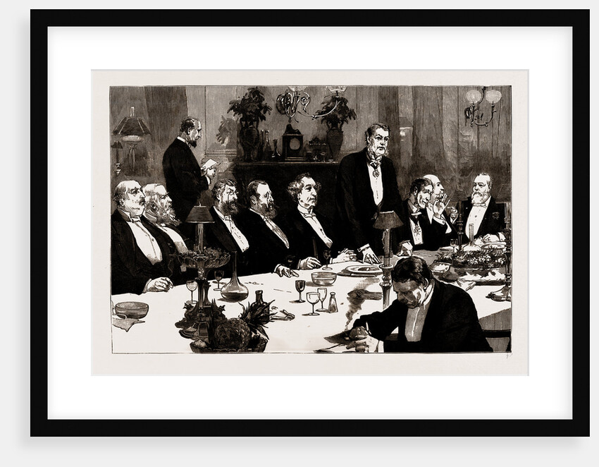 Banquet To The Right Hon. Sir John Macdonald, Prime Minister Of Canada, At The St. George's Club, 1886 by Anonymous