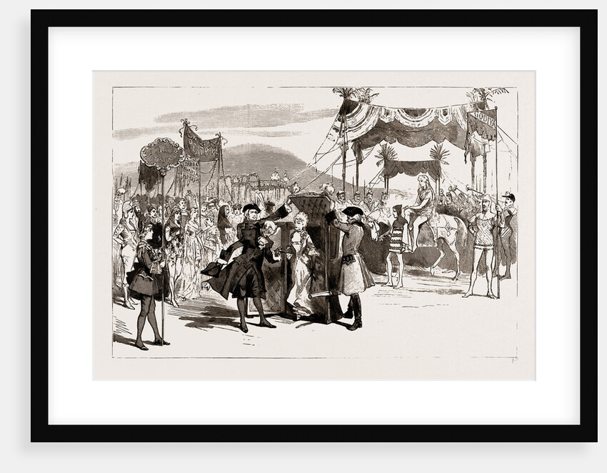 The Pantomime Of Aladdin At Drury Lane Theatre, London, UK, 1886 by Anonymous