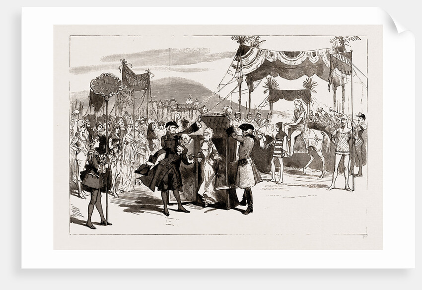 The Pantomime Of Aladdin At Drury Lane Theatre, London, UK, 1886 by Anonymous