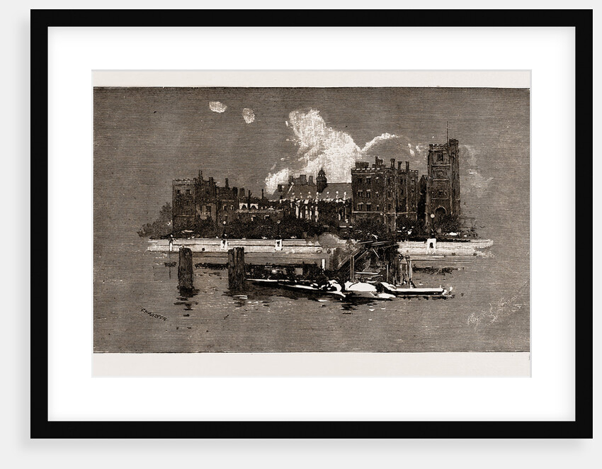 The Royal River: The Thames From Source To Sea: Lambeth Palace And Church, UK, 1886 by Anonymous