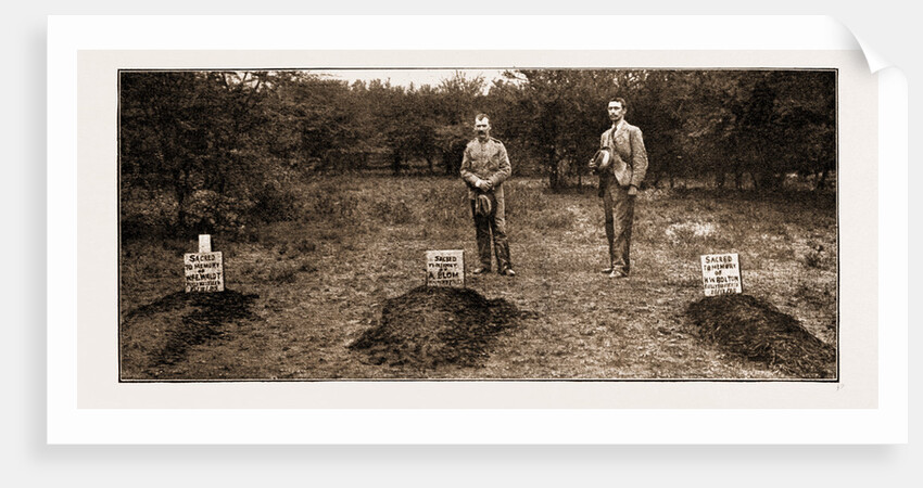 The Latest Rising In South Africa: The Graves Of The Murdered Traders At Pokwani, 1897 by Anonymous